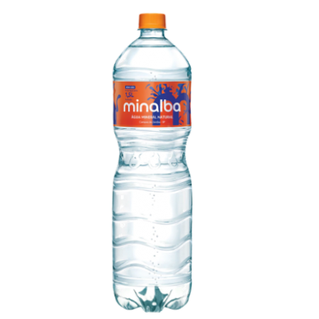 Água Mineral com Gás MINALBA 1,5L